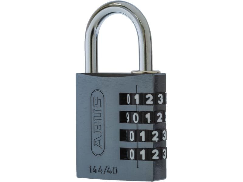 Abus Zahlenschloss 144/40 Silbergrau Vorhängeschloss