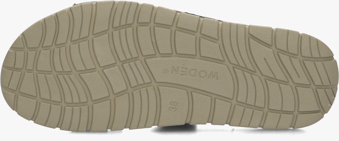 WODEN groene woden slippers lisa
