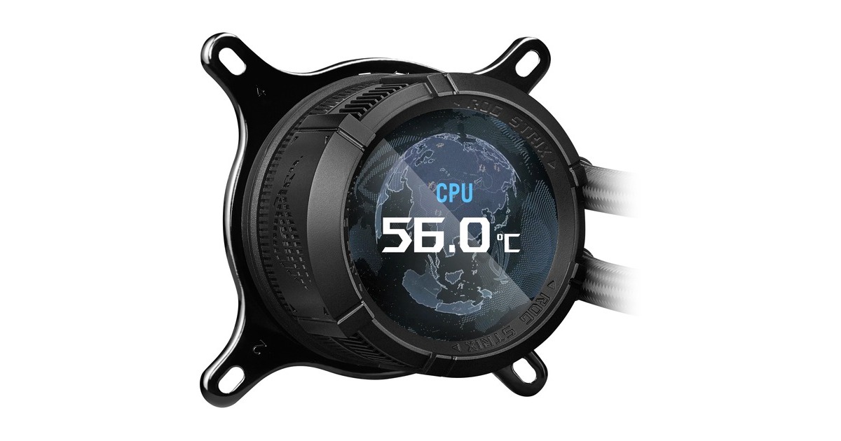 ASUSROG STRIX LC III 360 ARGB LCD waterkoeling  (Zwart, 4-pin PWM)
