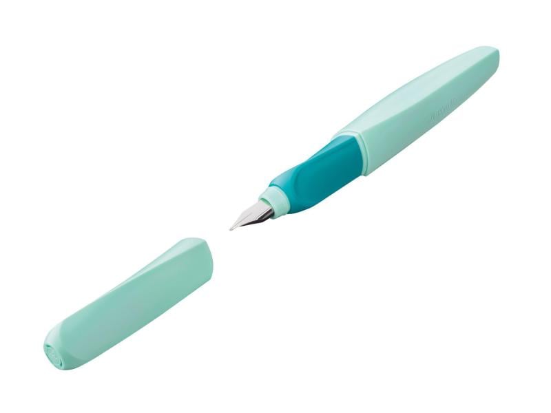 Pelikan Füllfederhalter Twist Medium (M), Mint/Türkis Fülli mit trendigem Design