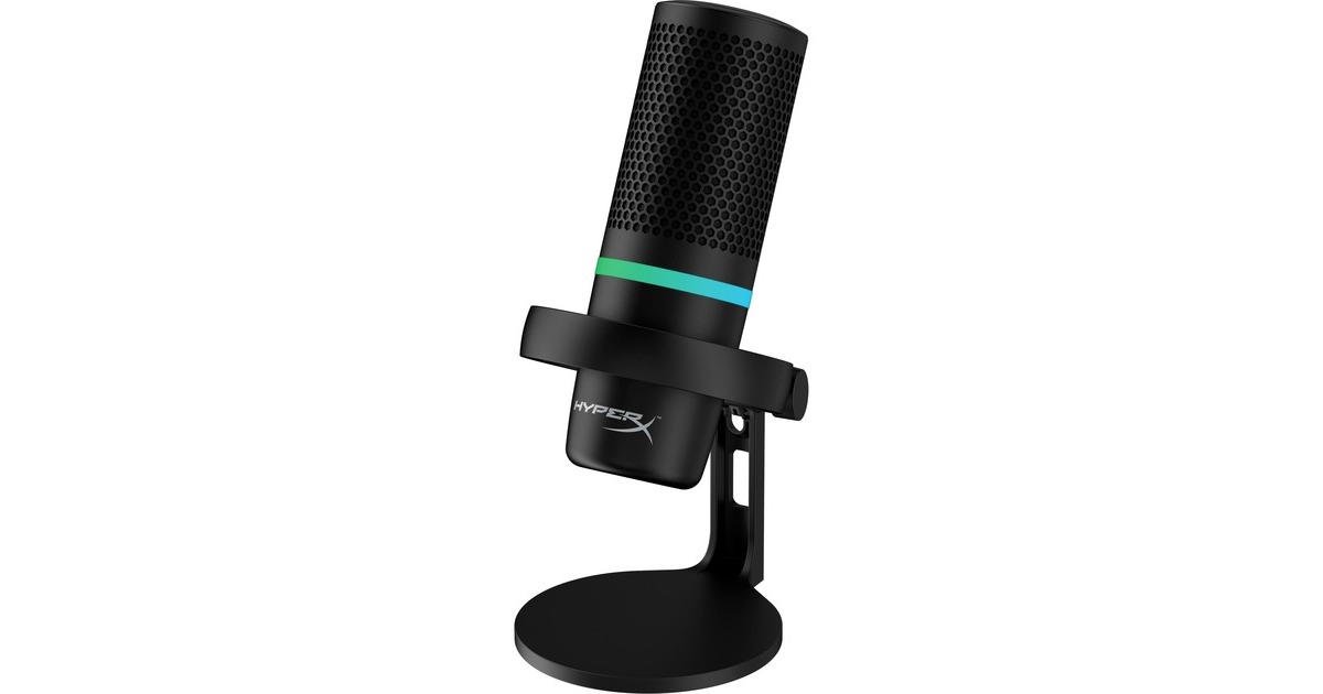 HyperXDuoCast microfoon  (Zwart, RGB led)