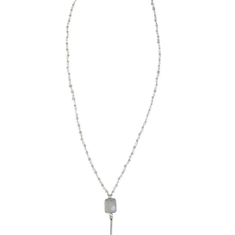 Sautoir Simhasana Argent