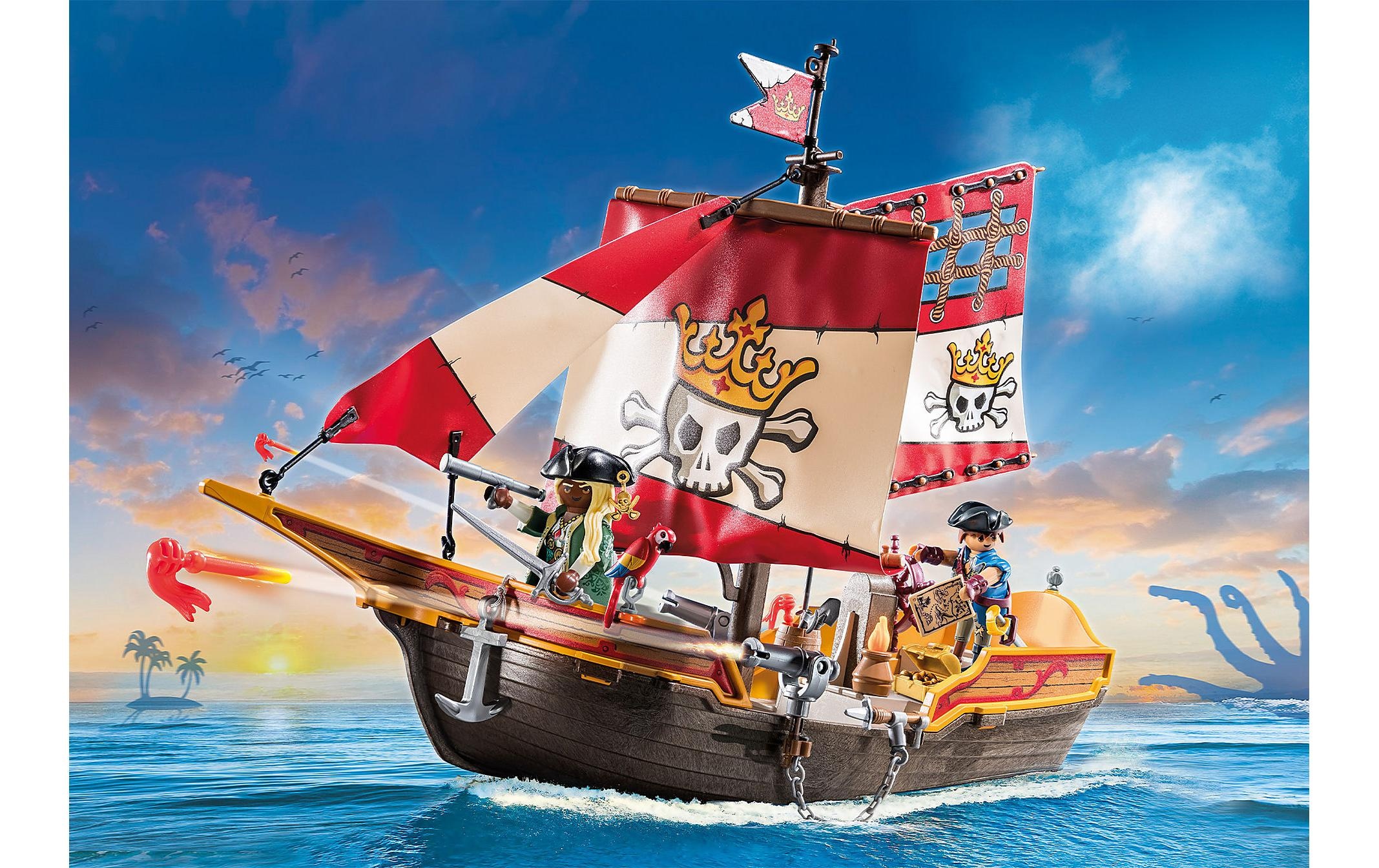 Playmobil® Spielbausteine »Pirates Kleines Piratenschiff 71418«