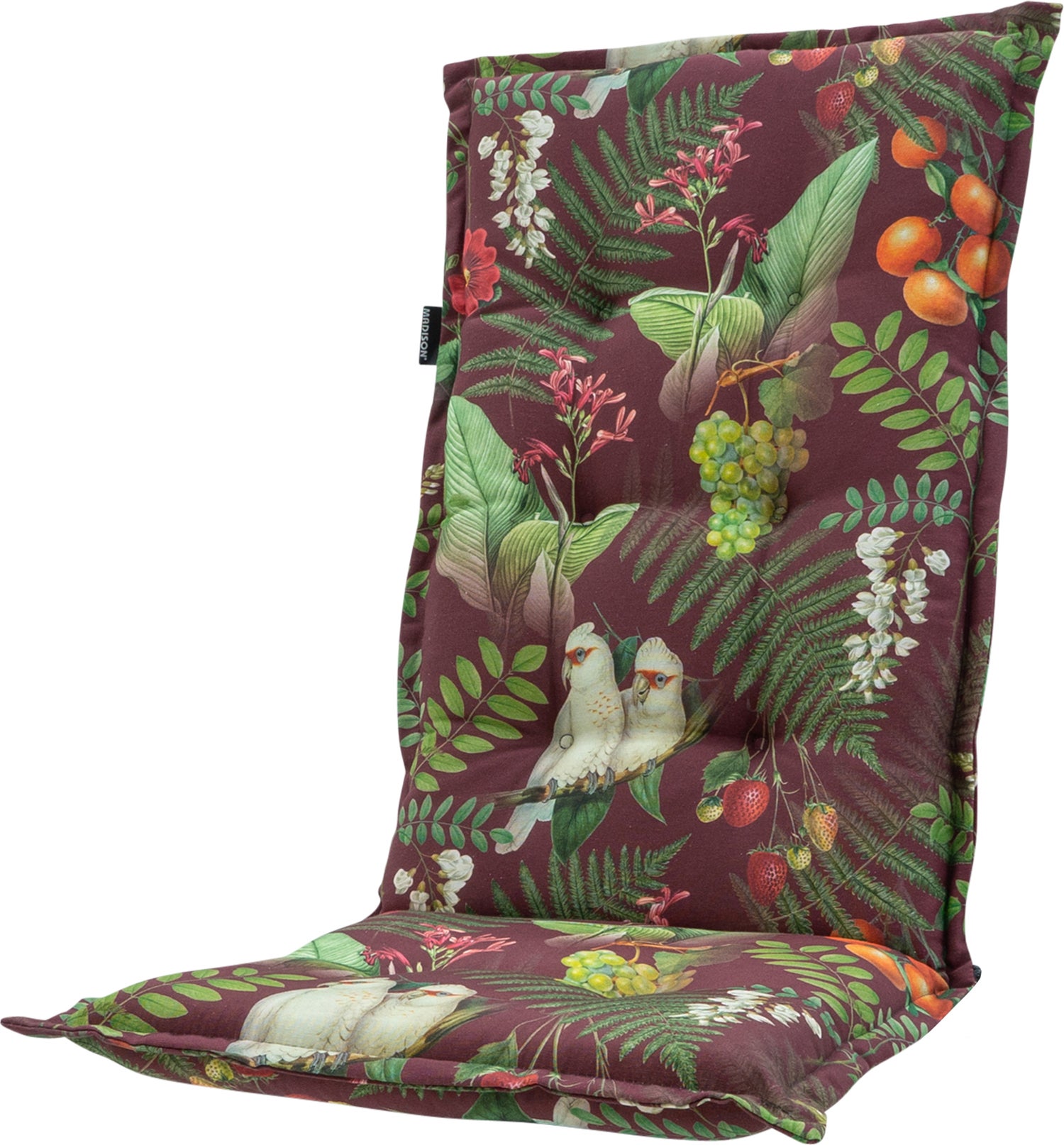 Madison tuinstoel kussen Josie rood 123 x 50 x 6 cm
