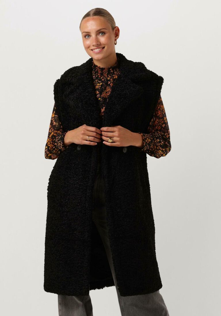 NOTRE-V zwarte notre-v gilet teddy gilet