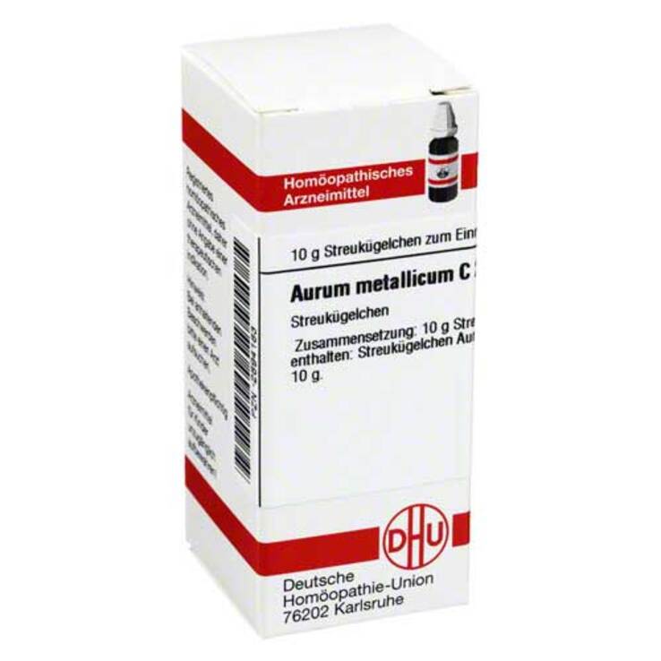 DHU Aurum metallicum C 200 Globuli, 10 g