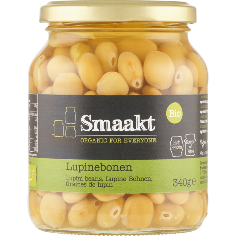 Smaakt Lupine bonen