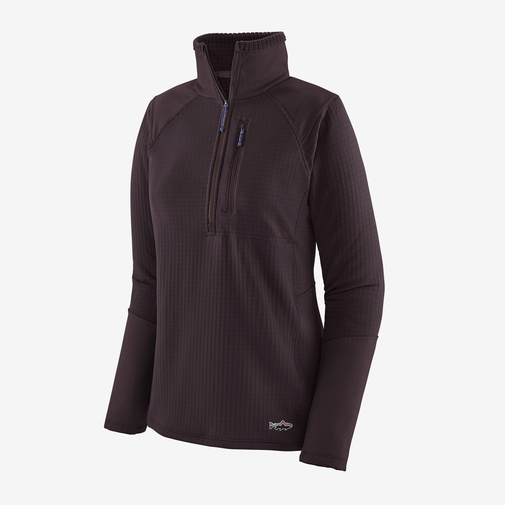 Damen Langarmshirt R1 Fitz Roy Trout 1/4-Zip