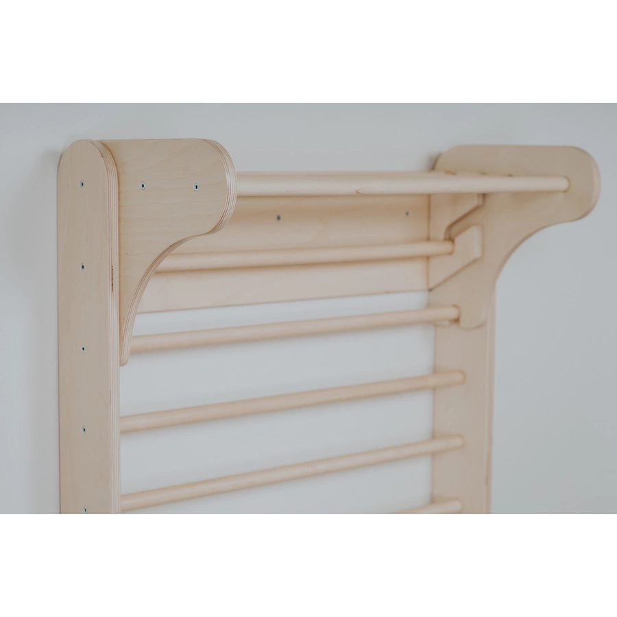 LEG & GO Kletterdreieck – Sprossenwand (schwedisch) 2in1, natur