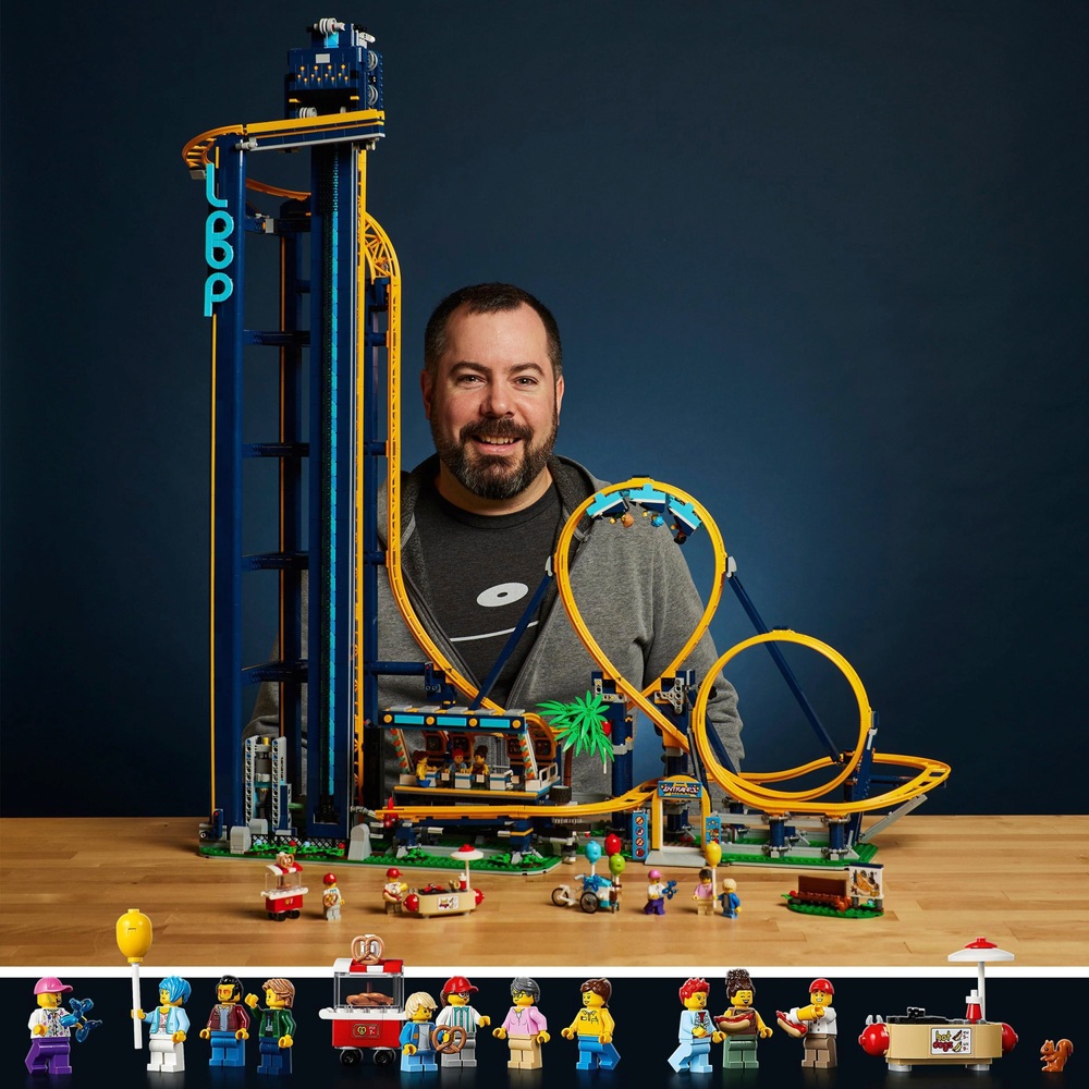 LEGO Icons 10303 Loop Coaster Achterbahn-Set für Erwachsene