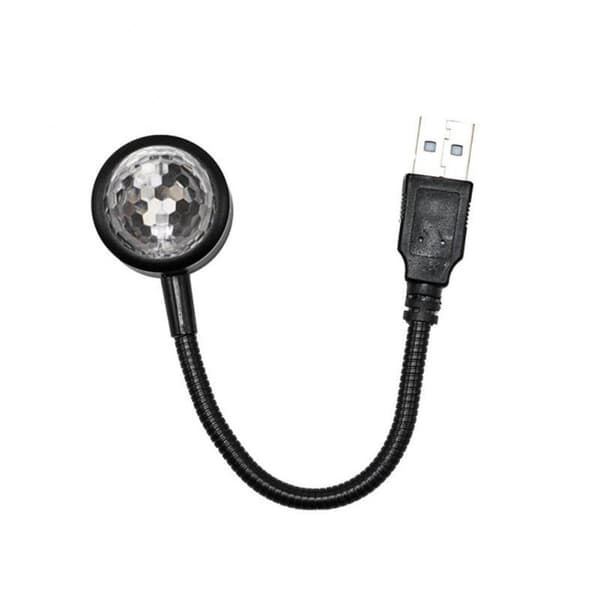 USB-lampe Takprojektor til bilsoverom DiscoBall romantisk dekor