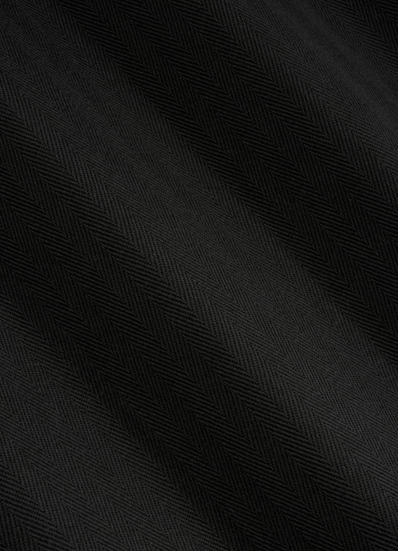 Pantalon Wide Leg Tapered noir à chevrons