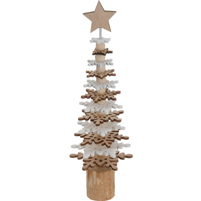 Tannenbaum - aus Holz - 7,5 x 25 cm - 1 Stück
