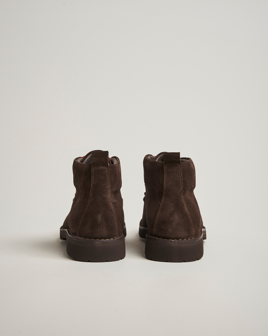 Fracap M120 Suede Boot Dark Brown