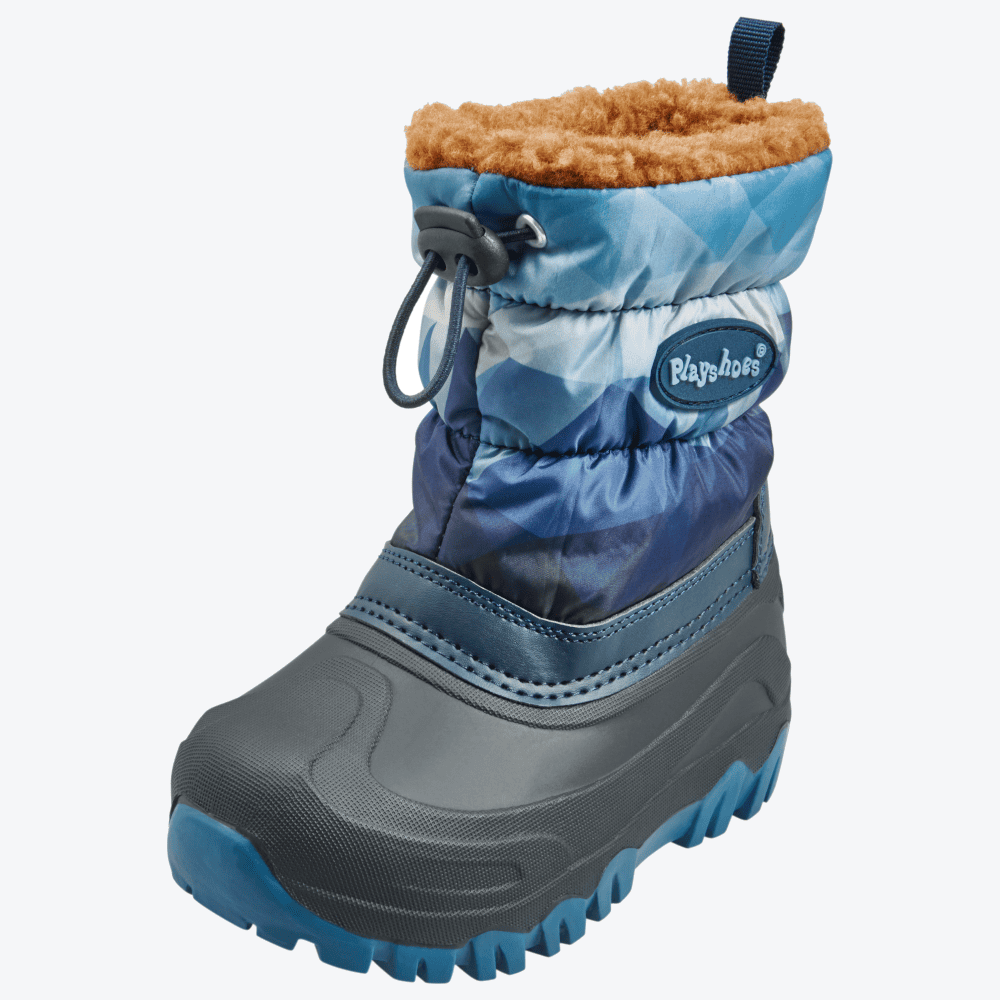 Playshoes Winterstiefel - Winter-Bootie Berge - Blau