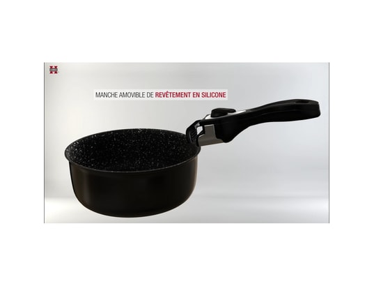 HERZBERG - Ensemble poêles Hg-5000: batterie de cuisine 10 pièces avec revêtement en ma...