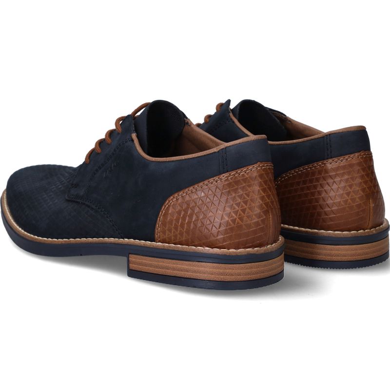 Rieker Veterschoenen Blauw Heren