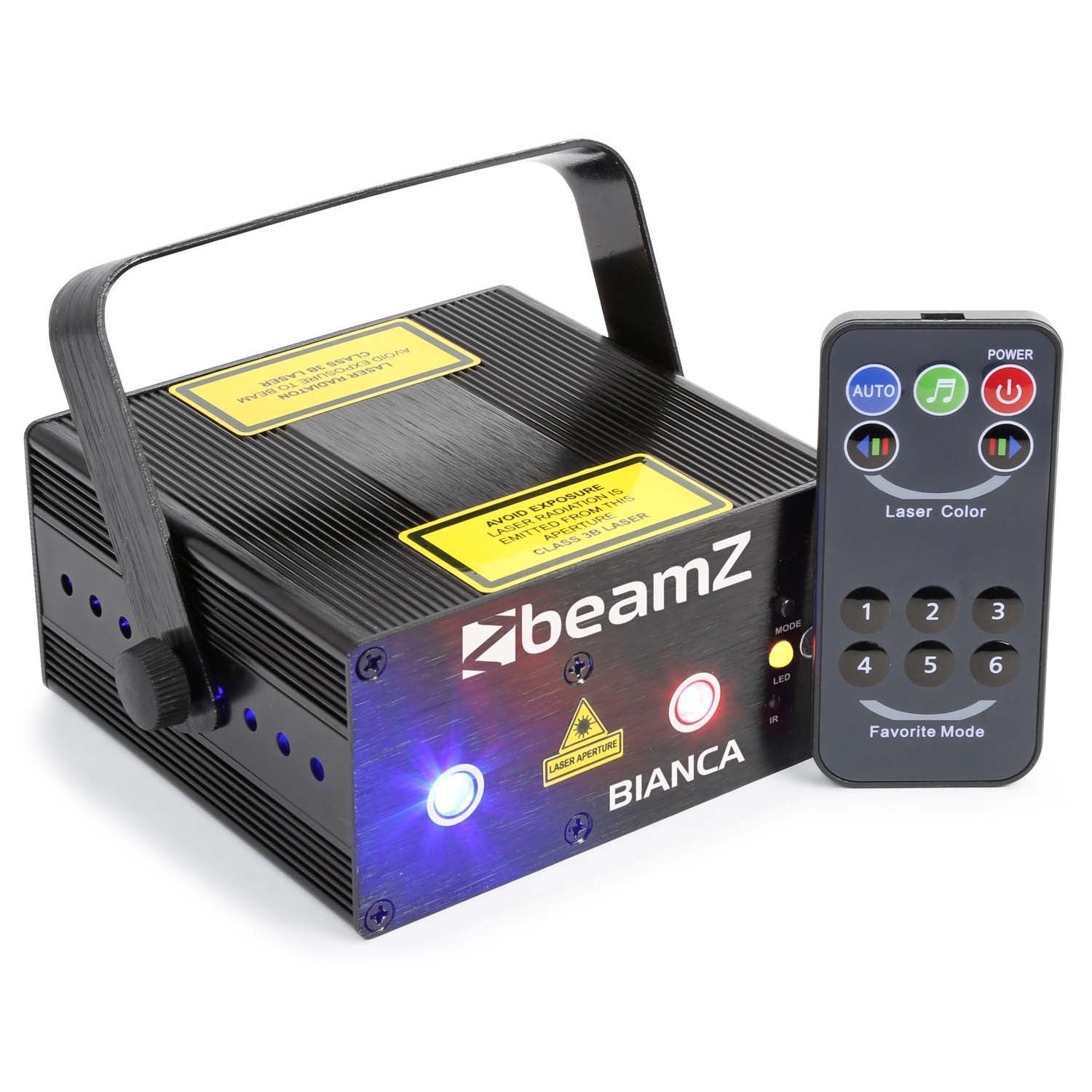 BeamZ BIANCA RGB Double Laser GOBO 330mW