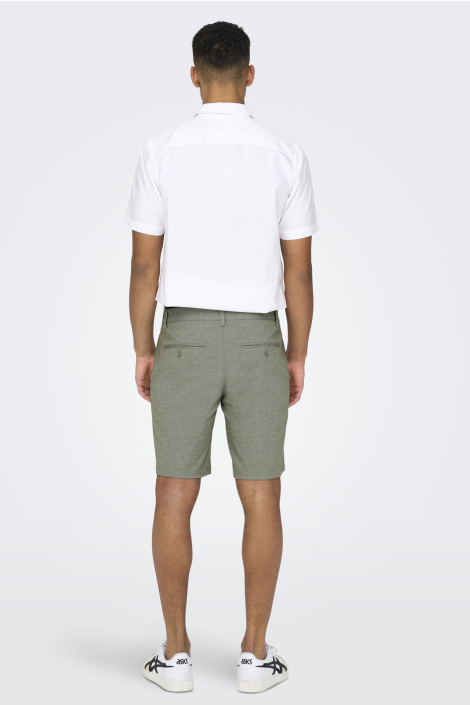 Only & Sons groene heren korte broek