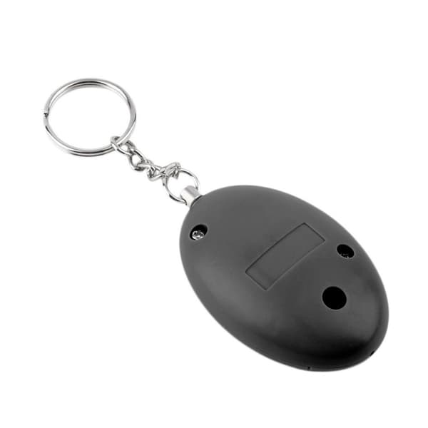 Overfallsalarm/personalarm, svart