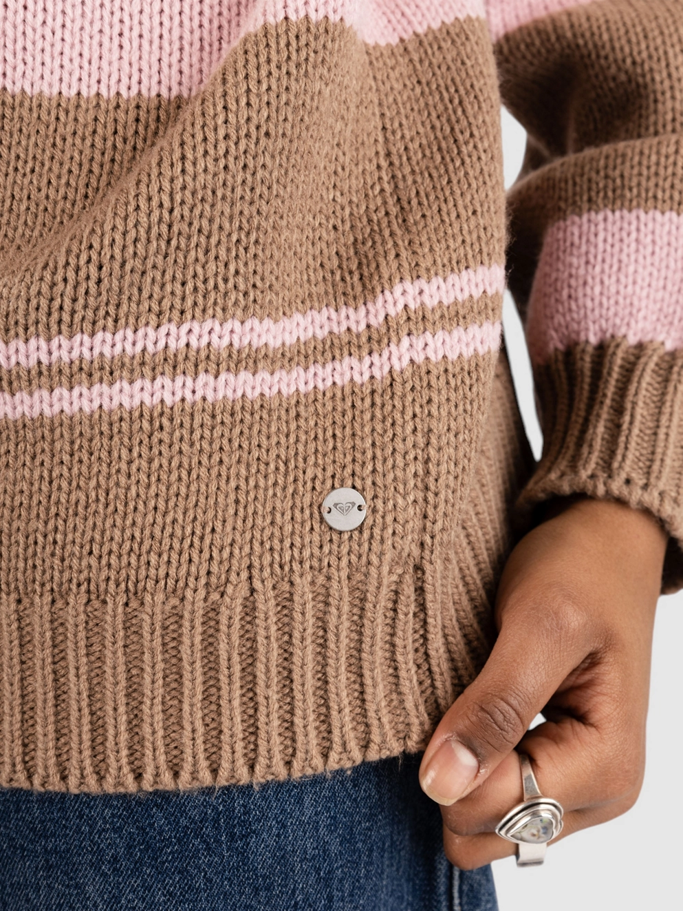 Roxy Love Again Pullover egret