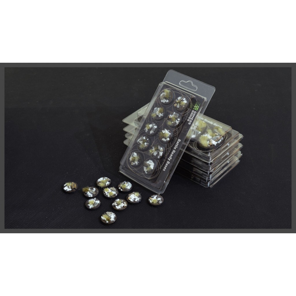 Winter Bases, Round 25mm (x10)