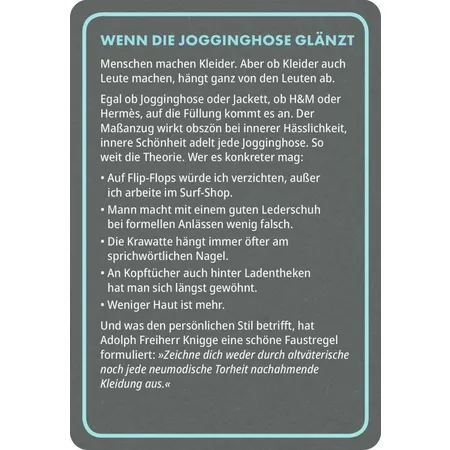 moses. 50 Fragen an Knigge zum Thema Büro