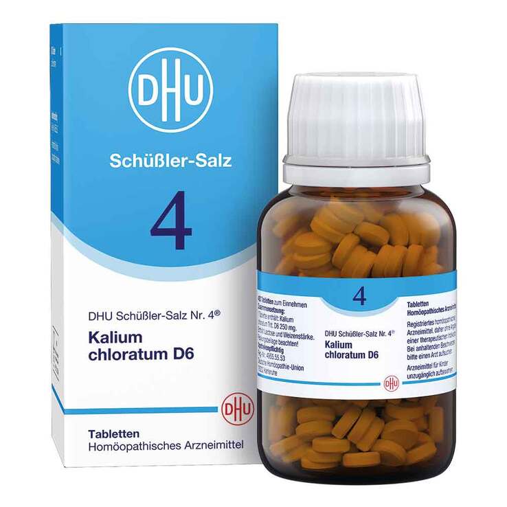 DHU Schüßler-Salz Nr. 4 Kalium chloratum D6 Tabletten, 420 St