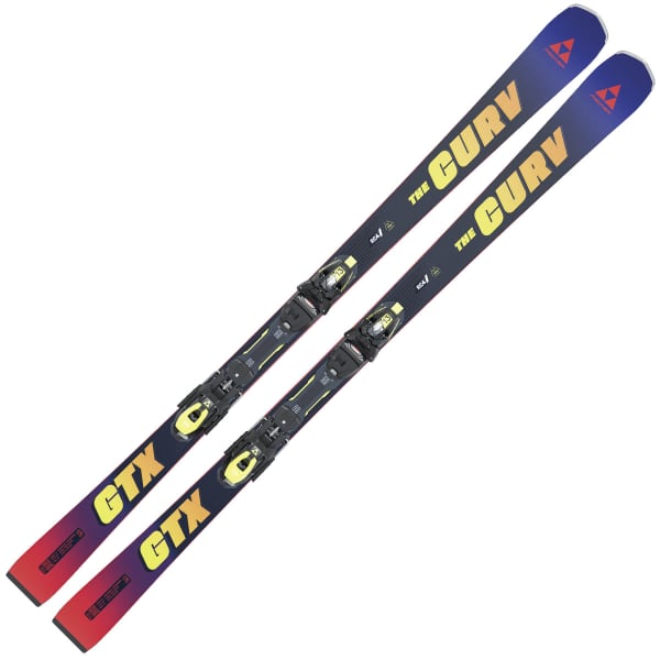 Pack ski FISCHER THE CURV GTX MT + RX 13 PR BLUE/RED/ORANGE