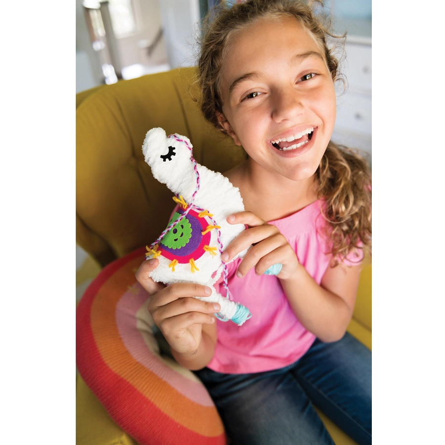 4M KidzMaker - Lama Puppe Mehrfarbig