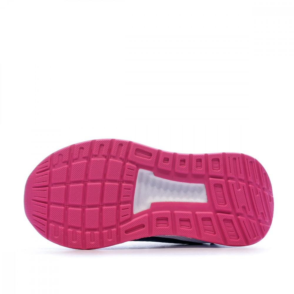 Adidas Baskets marine/rose bébé Fille Adidas RUNFALCON