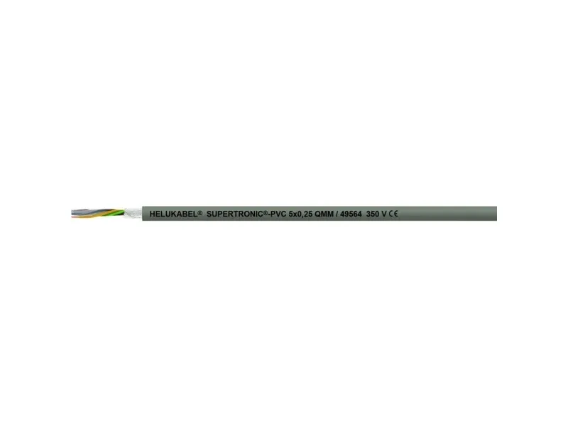 Helukabel 49574-500 Slæbekædekabel S-TRONIC-PVC 4 x 0.34 mm² Grå 500 m