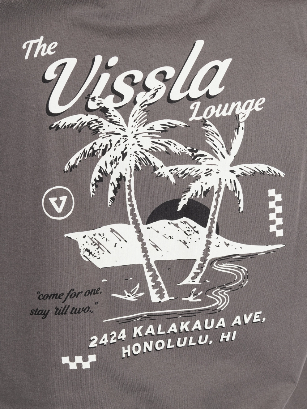 Vissla Lounge Premium Pkt T-Shirt graphite