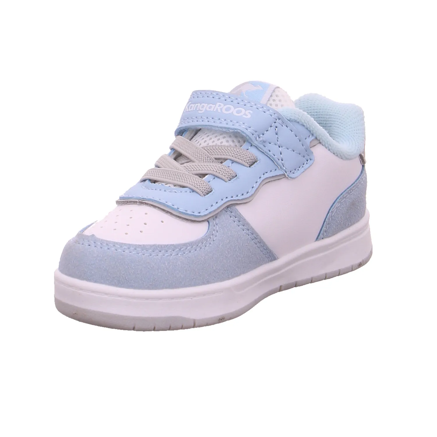 KANGAROOS Baby-Sport-Bottine Hellblau Lederimitat  Sneaker