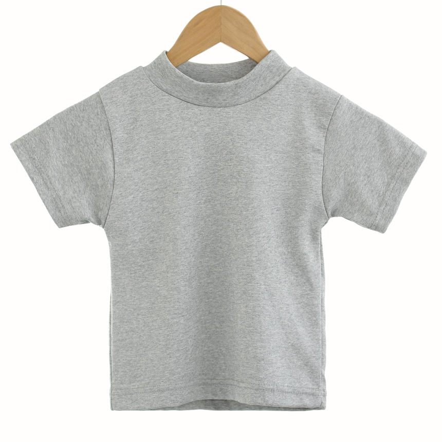 Hopsi - Kort T-shirt met korte mouwen en mock-neck