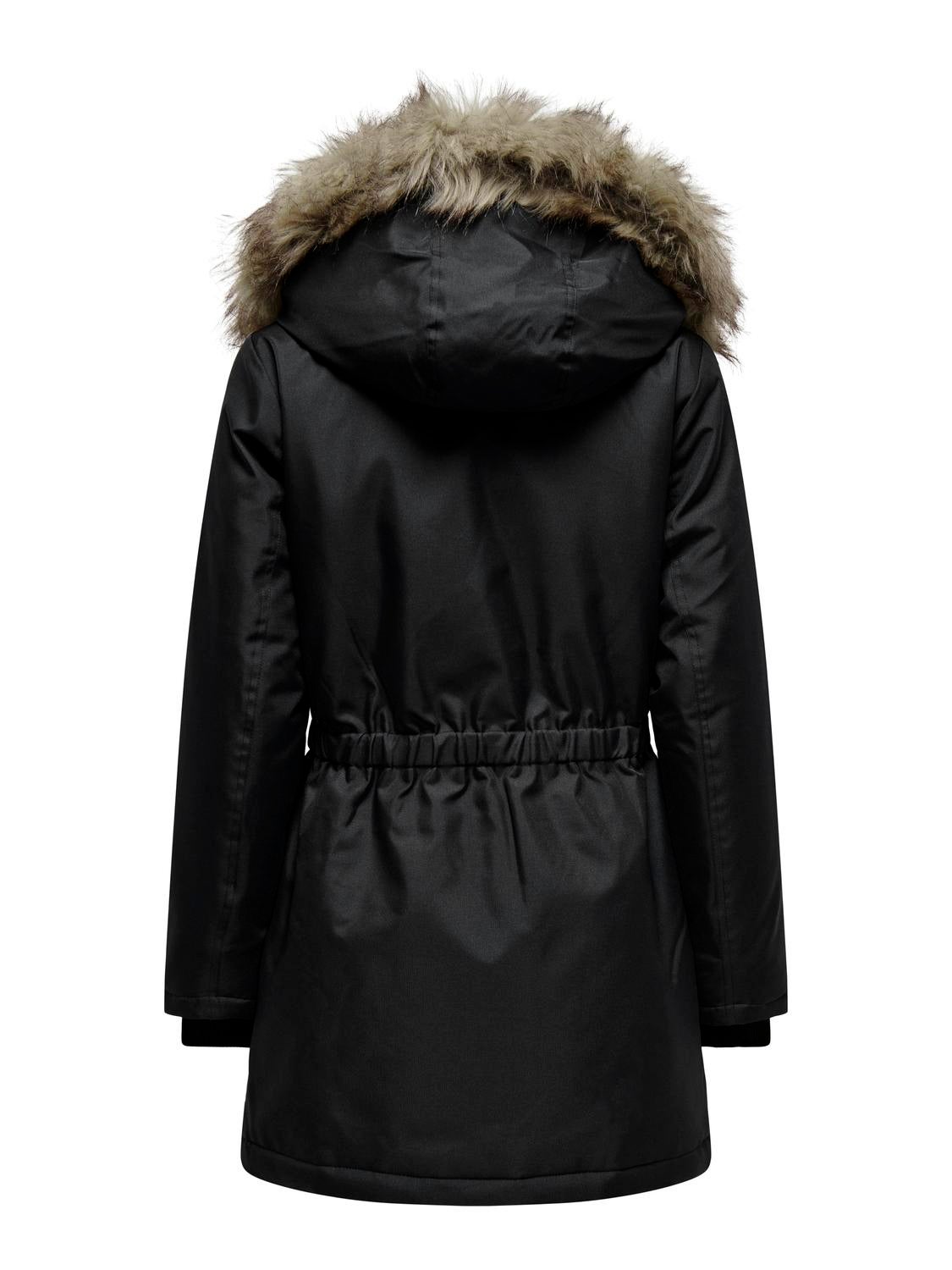 ONLIRIS Langer Parka Black