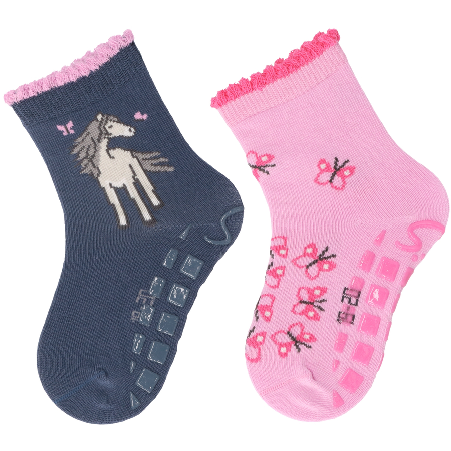 Sterntaler ABS-Socken DP Pferd blau