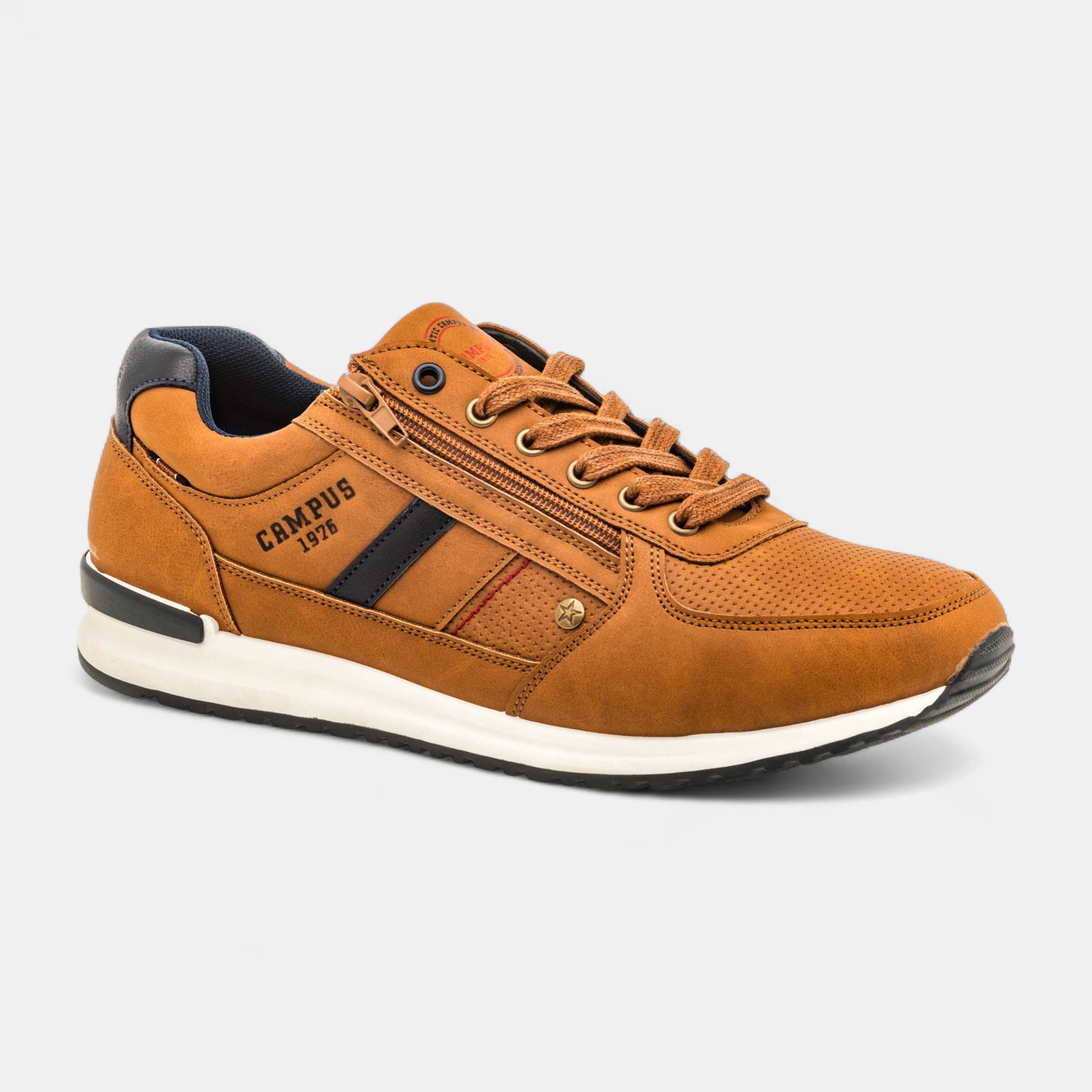 Baskets basses Homme cognac
