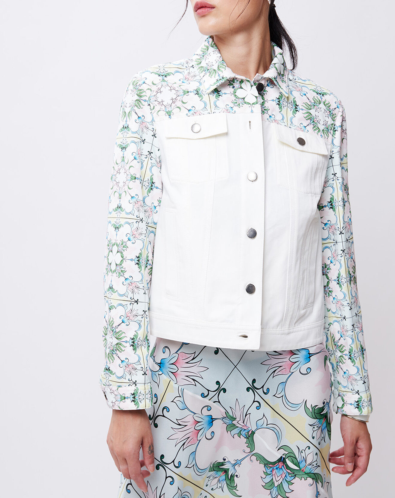 John Galliano Veste Line multicolore