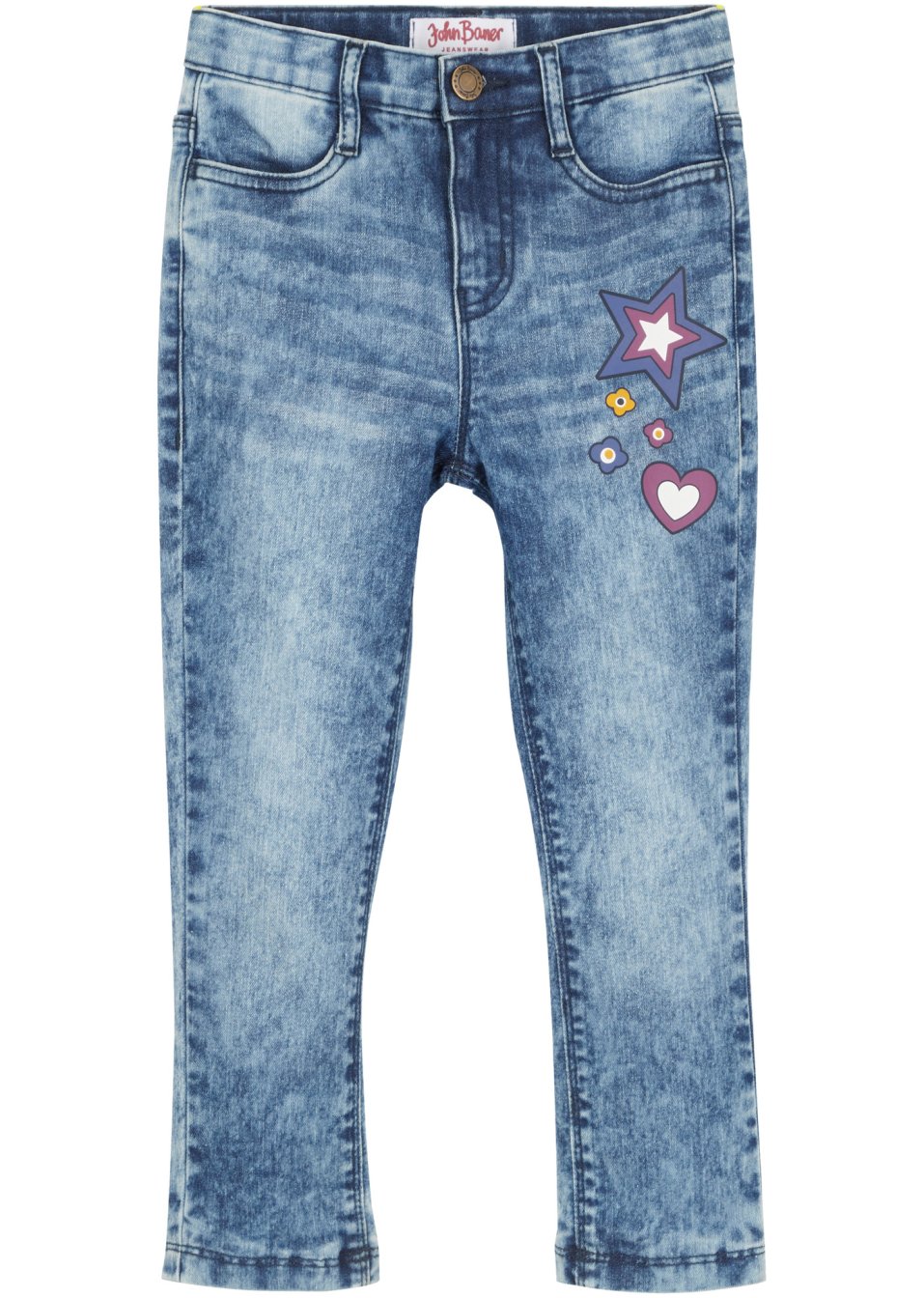 Jean thermo fille avec doublure jersey