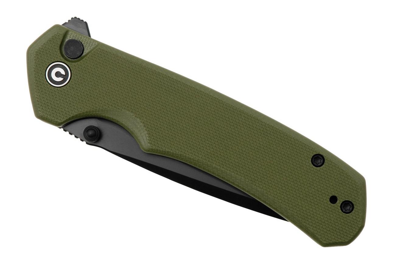Civivi Button Lock Brazen C19059C-2, OD Green G10, zakmes