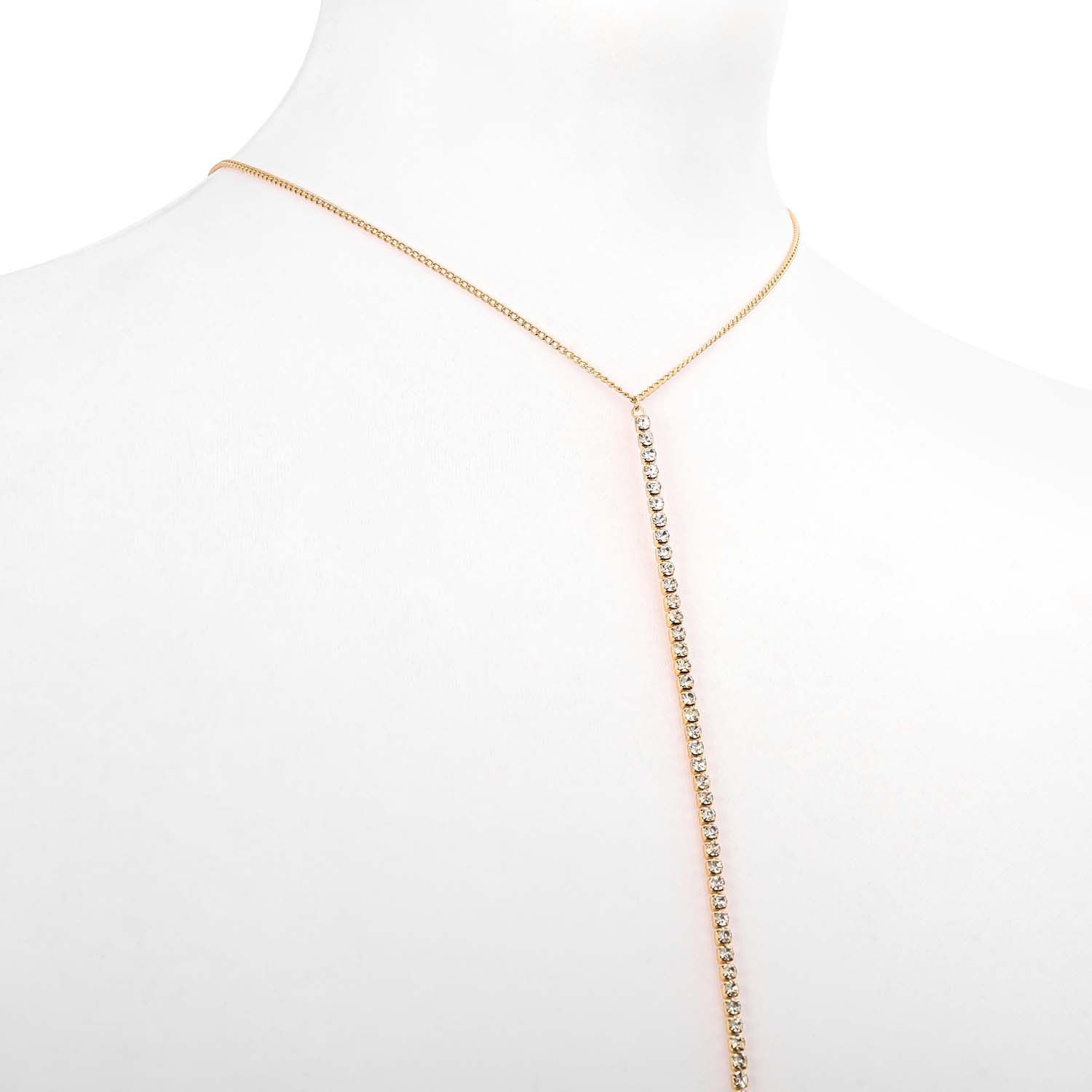 Körperkette - Golden Strass