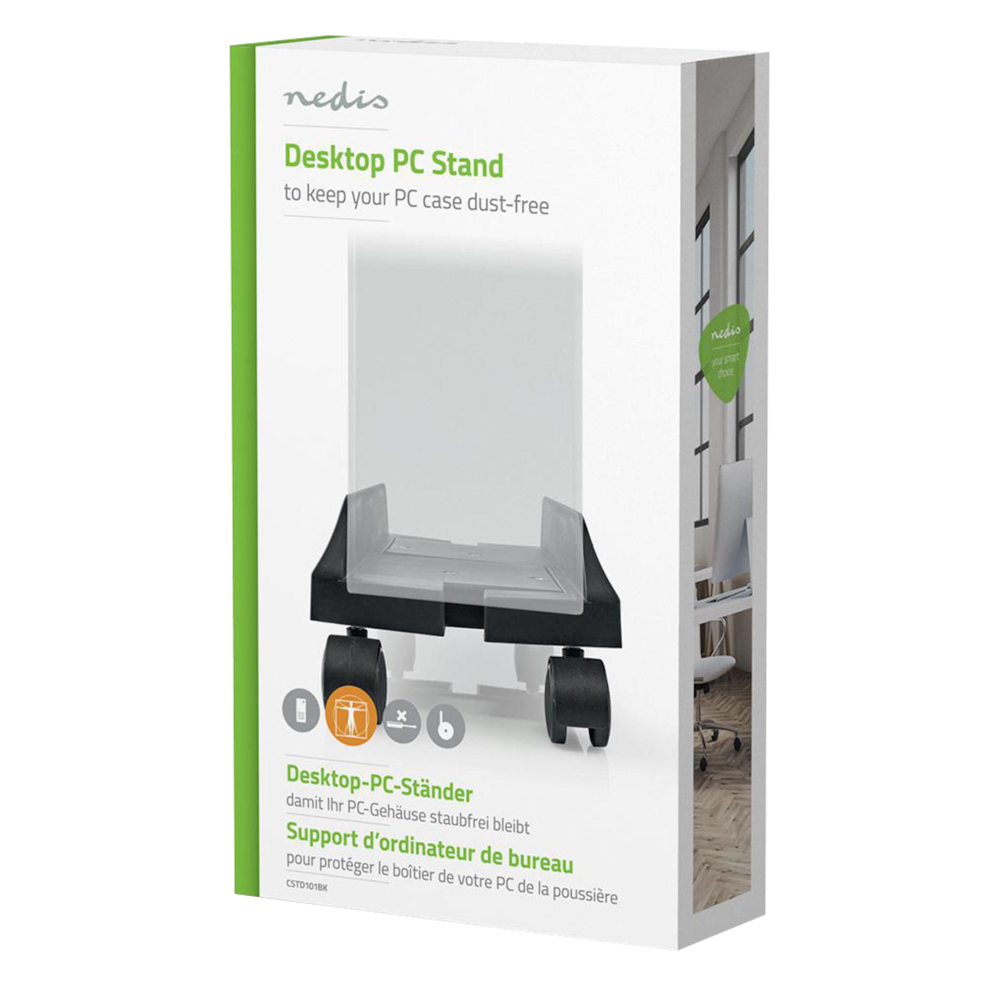 PC-holder med hjul