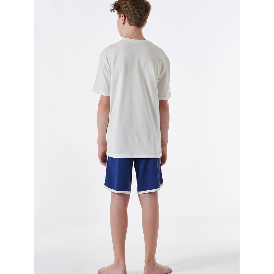 Schiesser Pyjama Organic Cotton off-white