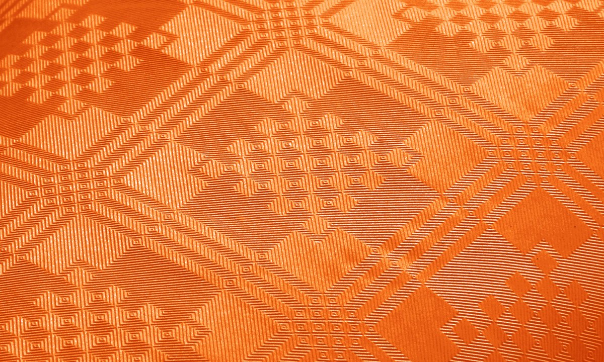Papieren Tafelkleed Oranje 8m