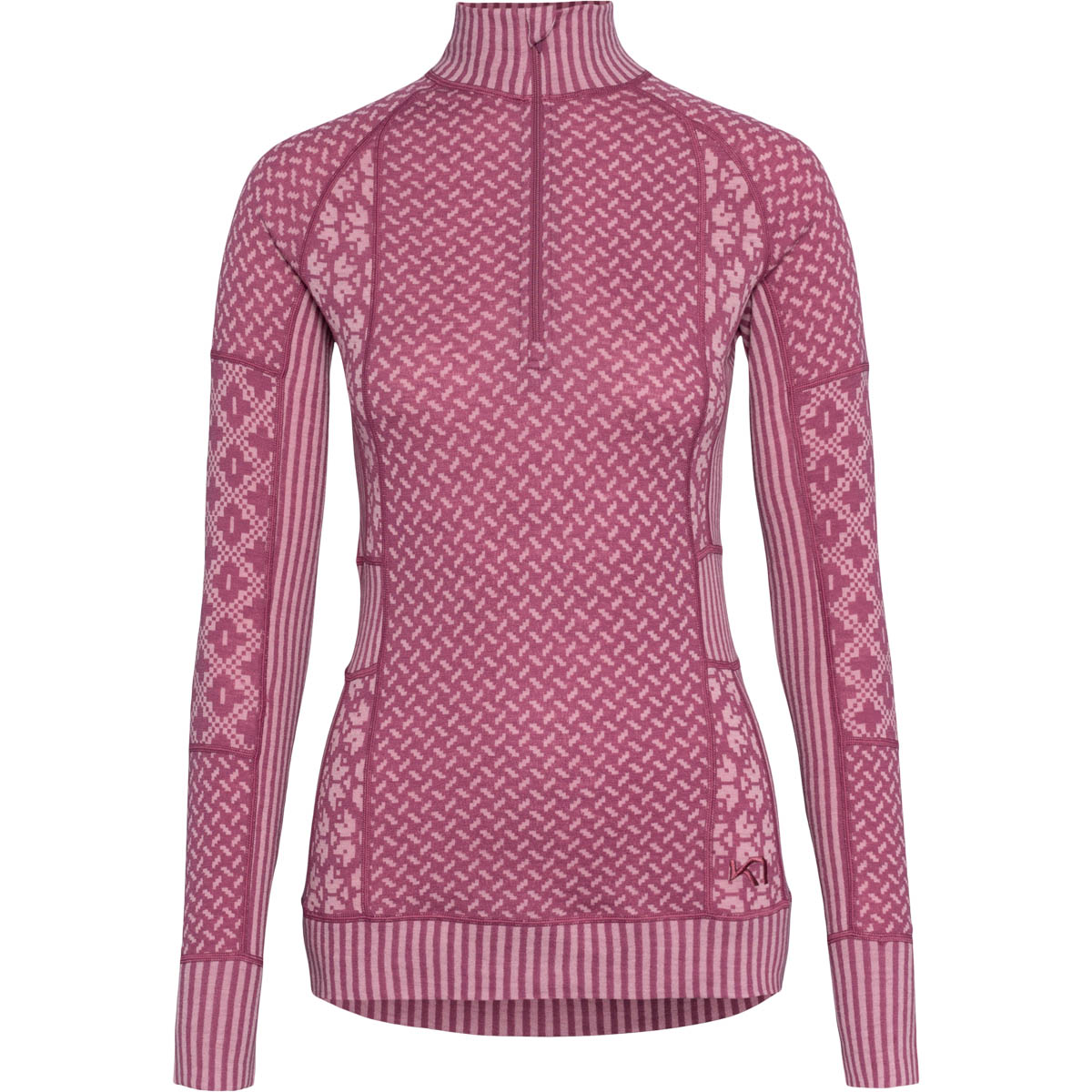 Kari Traa Smekker Half Zip Merino Uld Skiundertrøje Dame