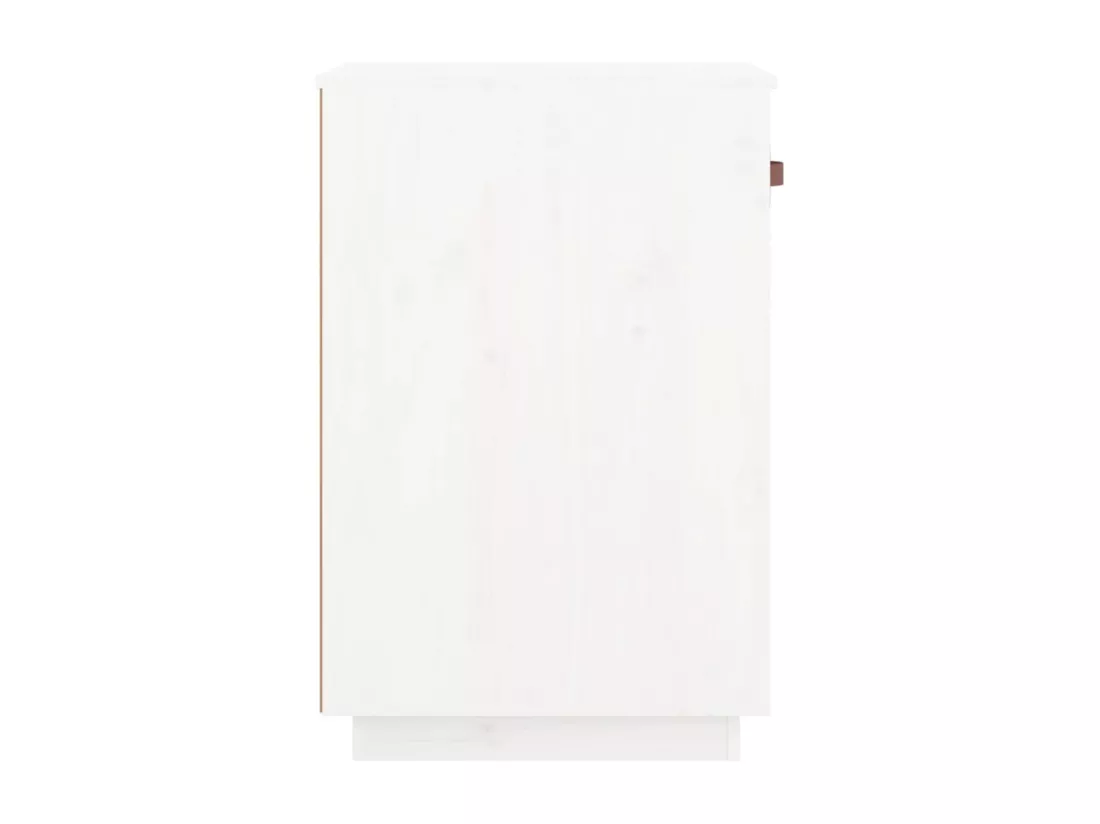 Armoire de bureau Blanc 40x50x75 cm Bois massif de pin