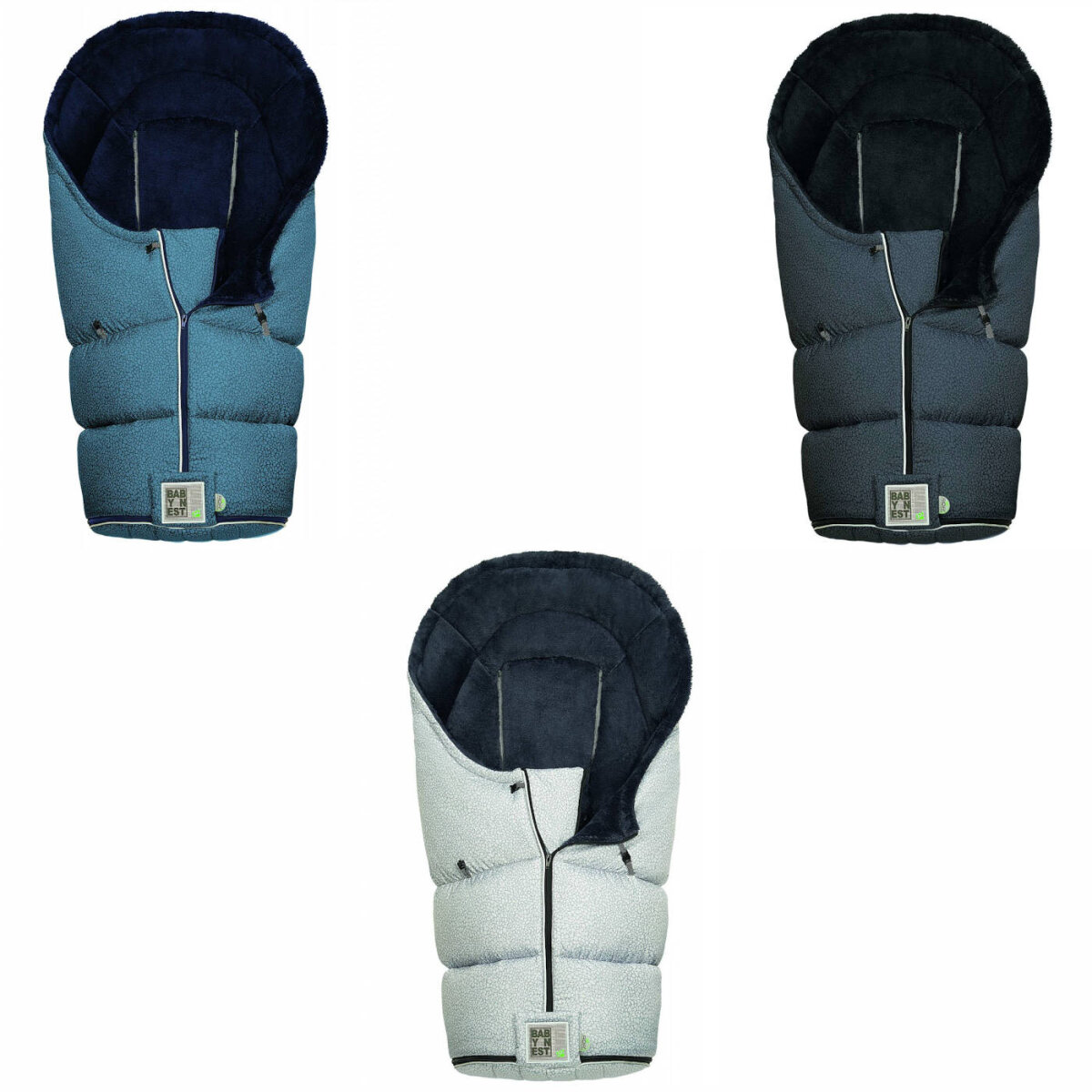 Odenwälder BabyNest Odenwälder Fußsack Babyfusssack für Kinderwagen Lo-Go fashion pebbles