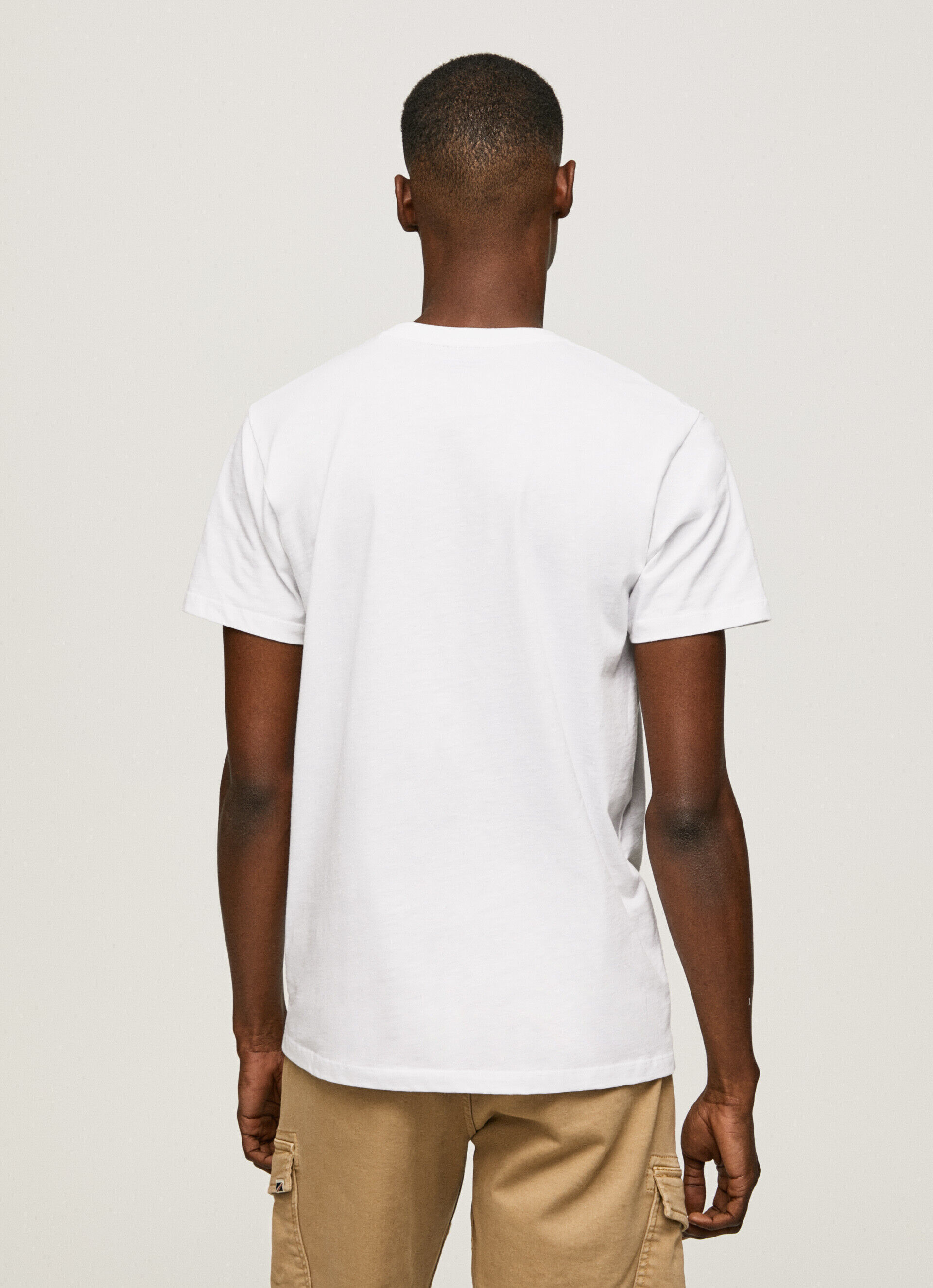 CAMISETA DE ALGODÃO COM LOGOTIPO 1973 - branca