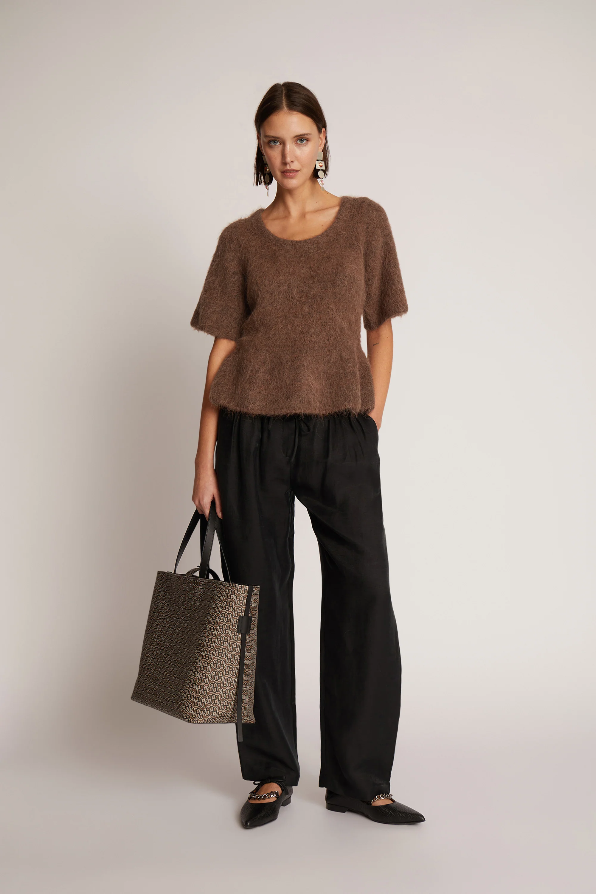 MUNTHE  Twinnie shoppertaske - Chocolate